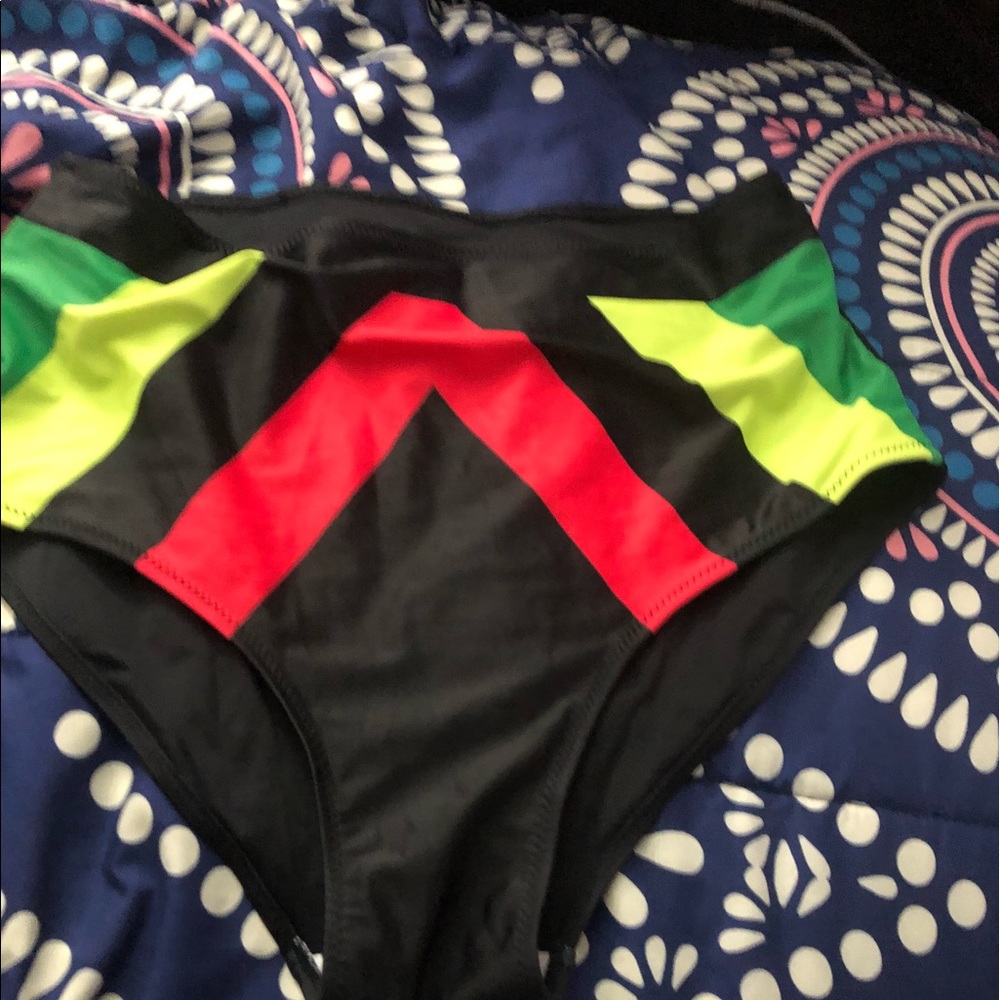 Flag swim bottoms